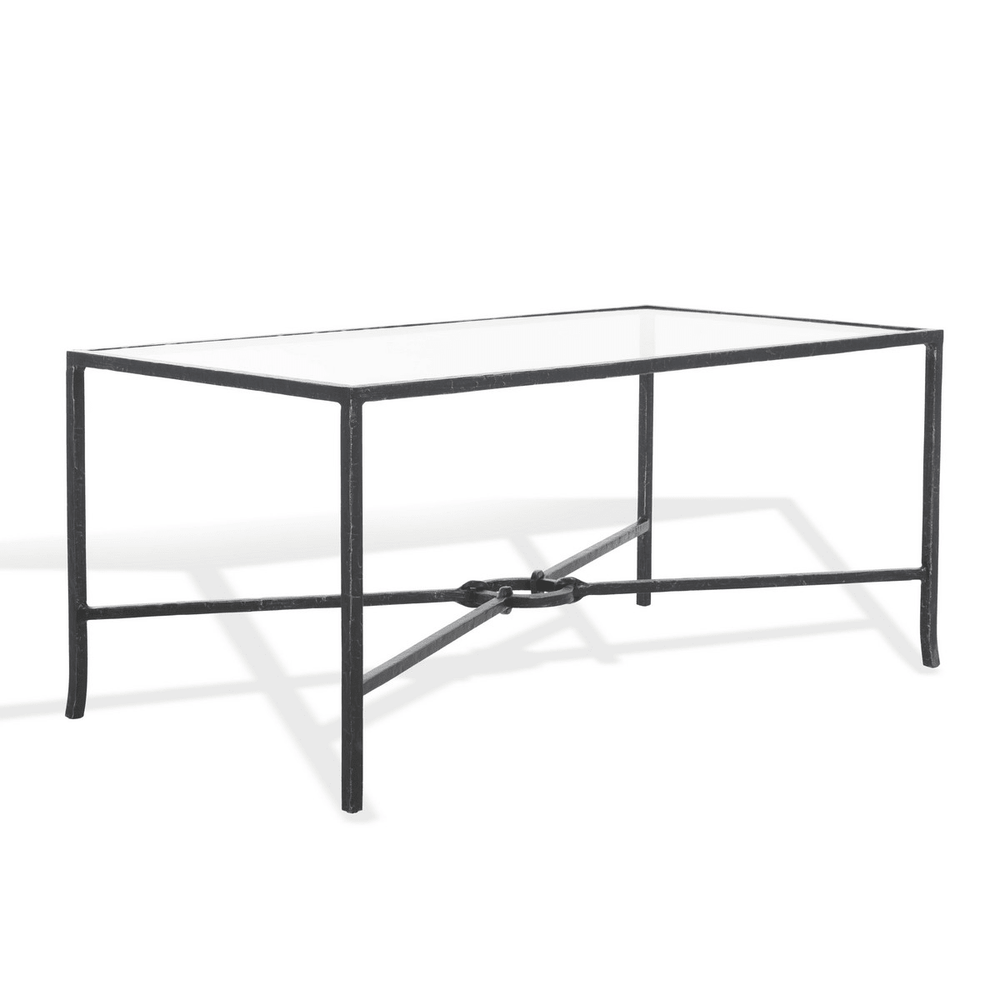 Tauri Metal Rectangle Coffee Table - From Where Finds - 