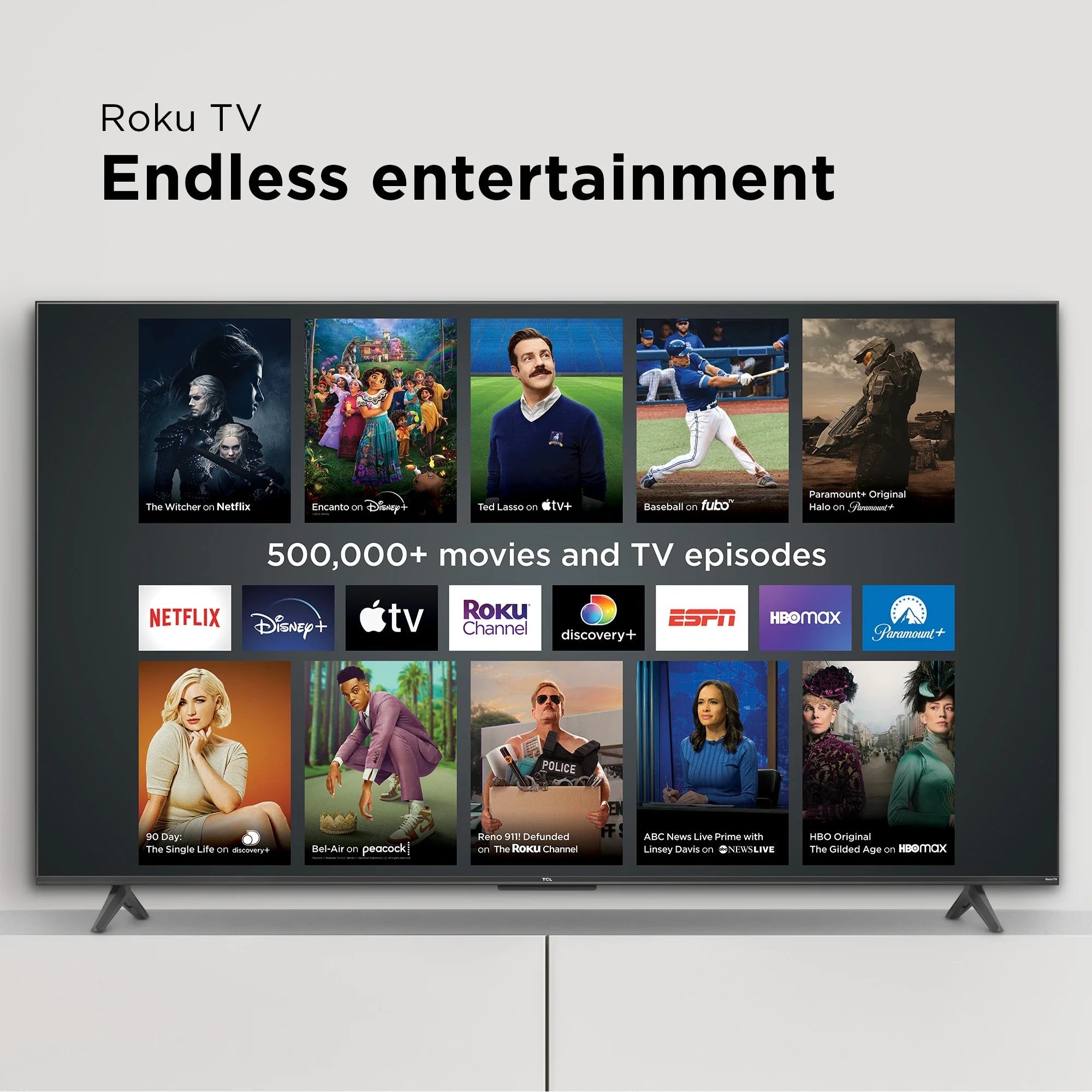 TCL 55&quot; 4 - Series 4K Smart Roku TV - From Where - 