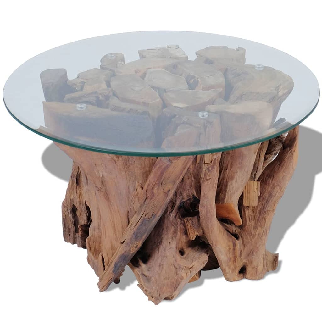 Teak Driftwood Coffee Table - From Where - 