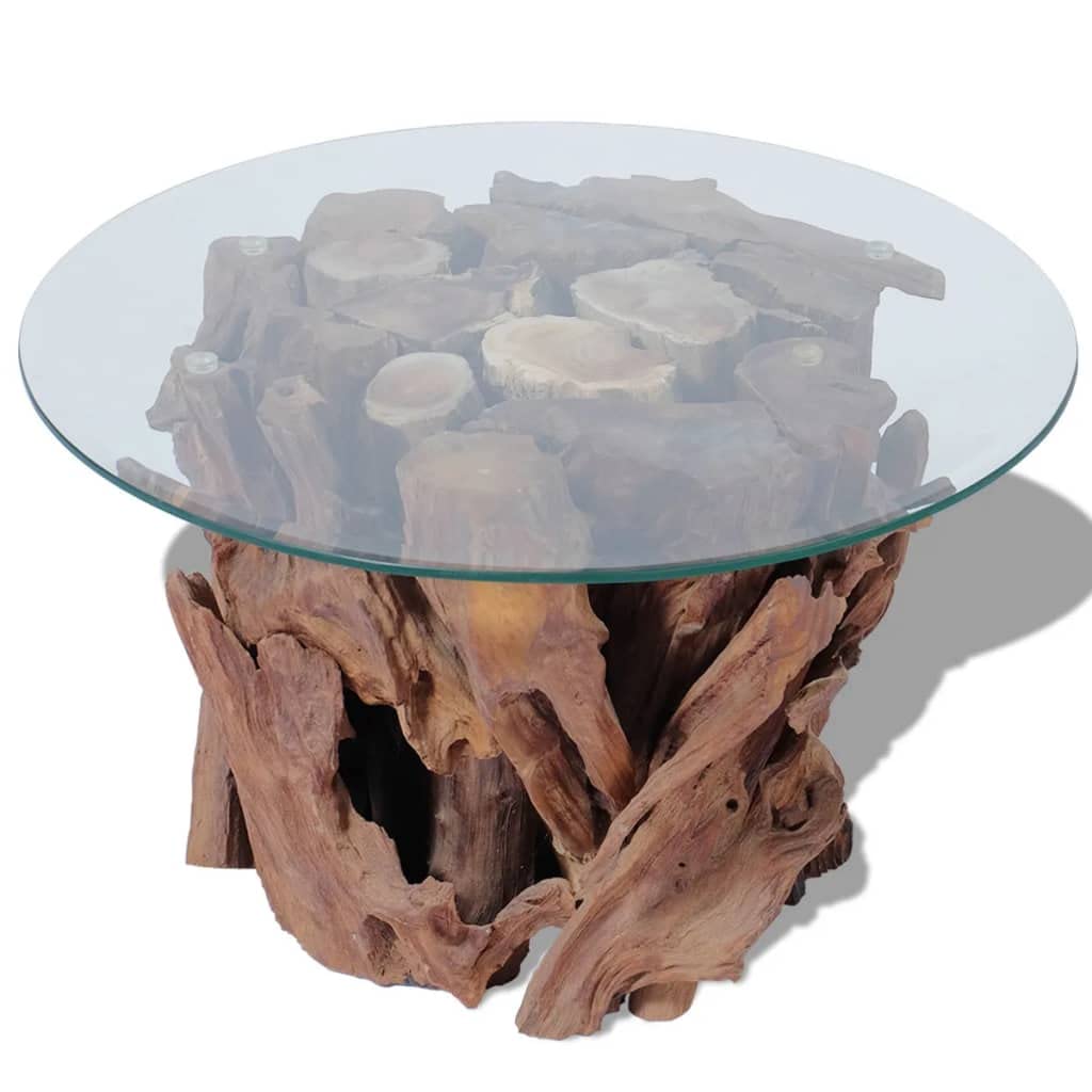 Teak Driftwood Coffee Table - From Where - 