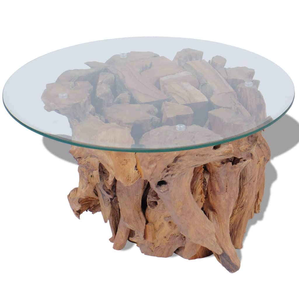 Teak Driftwood Coffee Table - From Where - 