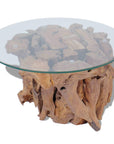 Teak Driftwood Coffee Table - From Where - 