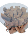 Teak Driftwood Coffee Table - From Where - 
