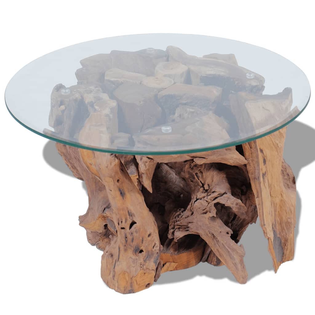 Teak Driftwood Coffee Table - From Where - 