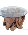 Teak Driftwood Coffee Table - From Where - 