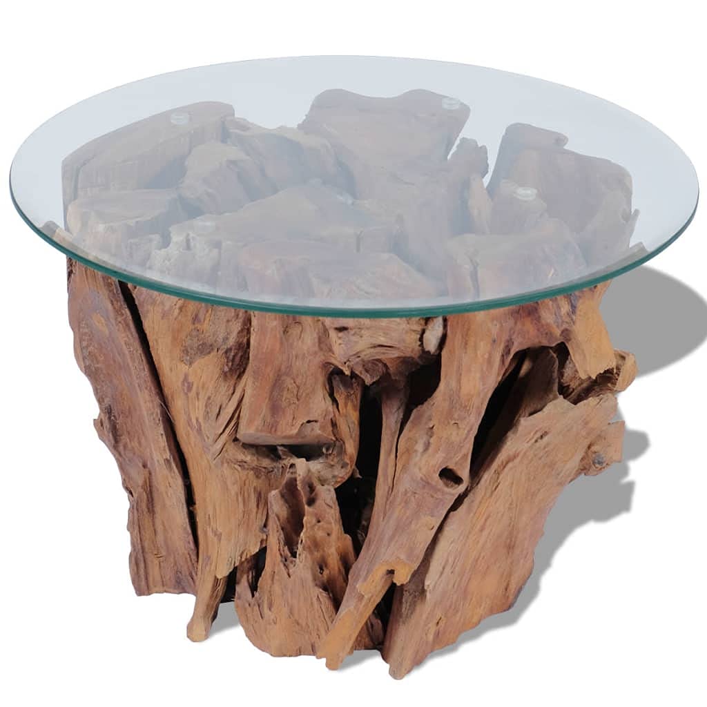 Teak Driftwood Coffee Table - From Where - 