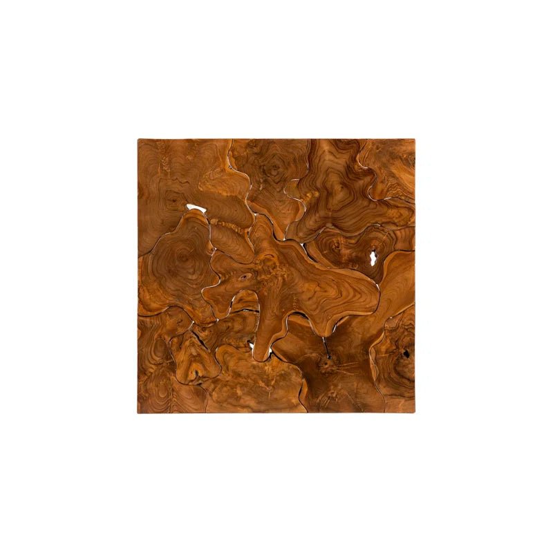 Teak Solid Wood Block Coffee Table - From Where - 