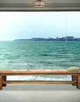 Teak Wood Backless Bench - From Where - 
