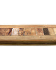 Teak Wood Backless Bench - From Where - 