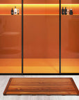 Teak Wood Bathroom Mat - From Where - 