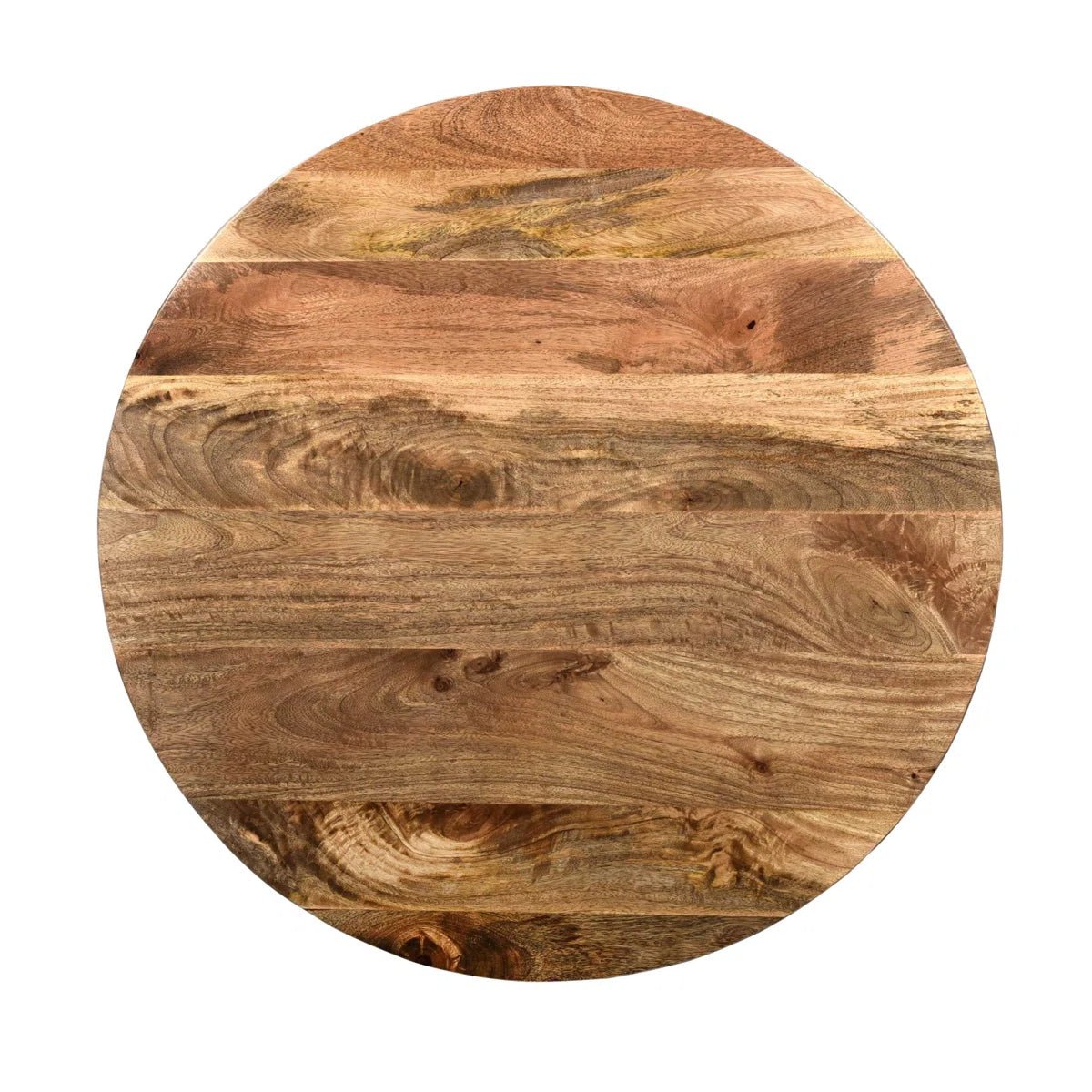 Teasdale Solid Wood Drum Coffee Table - From Where - 
