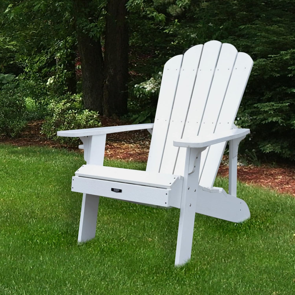 Tek - Wood White Adirondack Chair - From Where - 