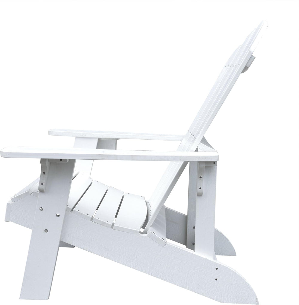 Tek - Wood White Adirondack Chair - From Where - 
