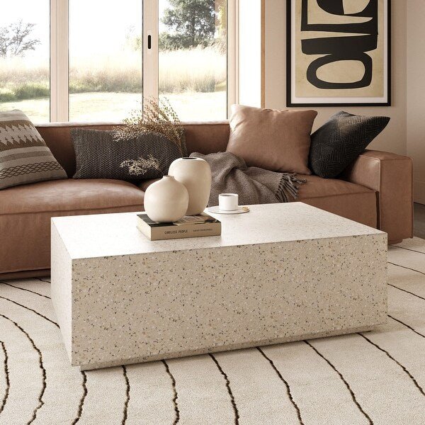 Terrazzo Concrete Coffee Table - From Where - 