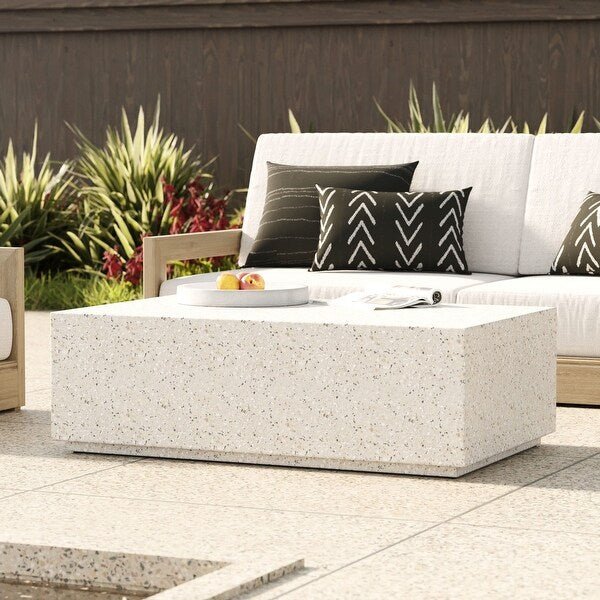 Terrazzo Concrete Coffee Table - From Where - 