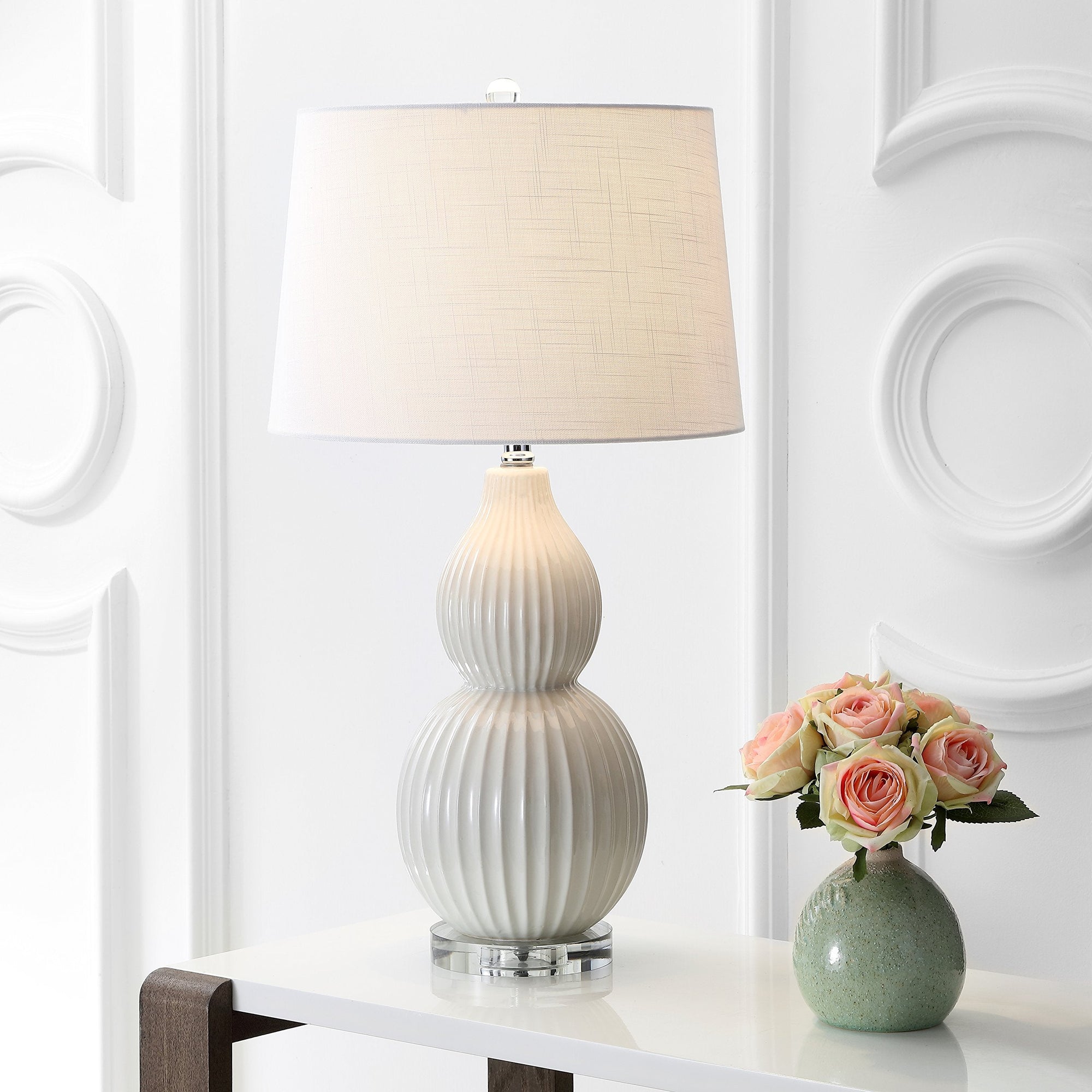 Thatcher Ceramic Table Lamp - From Where - 