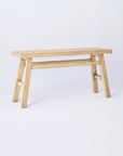 Thatcher Natural Wood Bench - From Where - 
