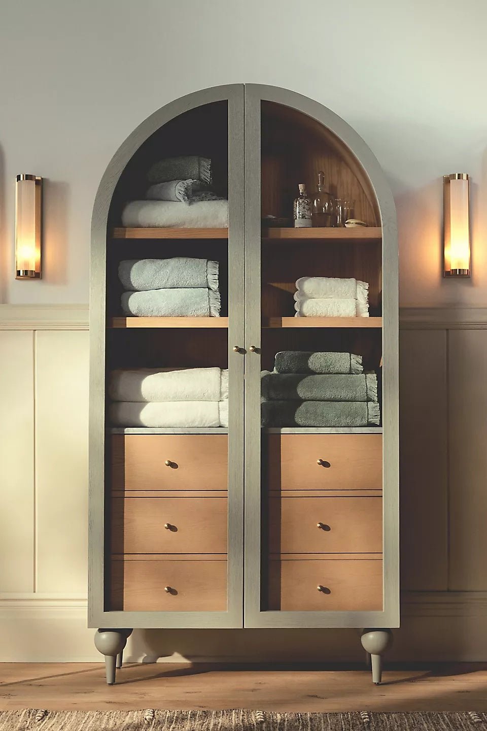 The Fern Marble Top Storage Cabinet - From Where Finds - 
