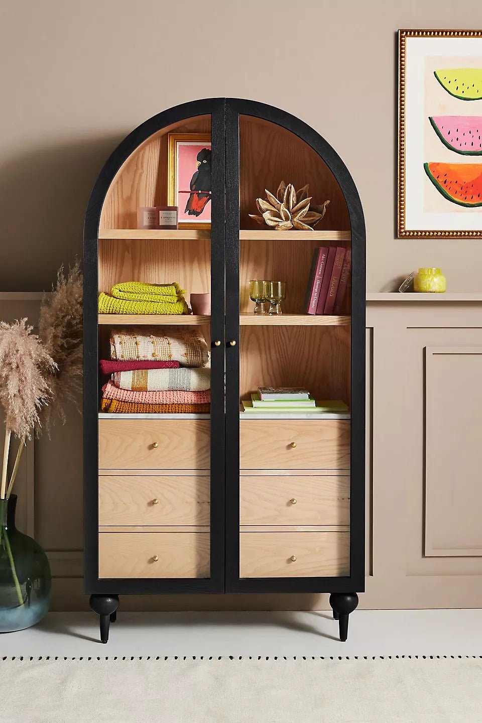 The Fern Marble Top Storage Cabinet - From Where Finds - 