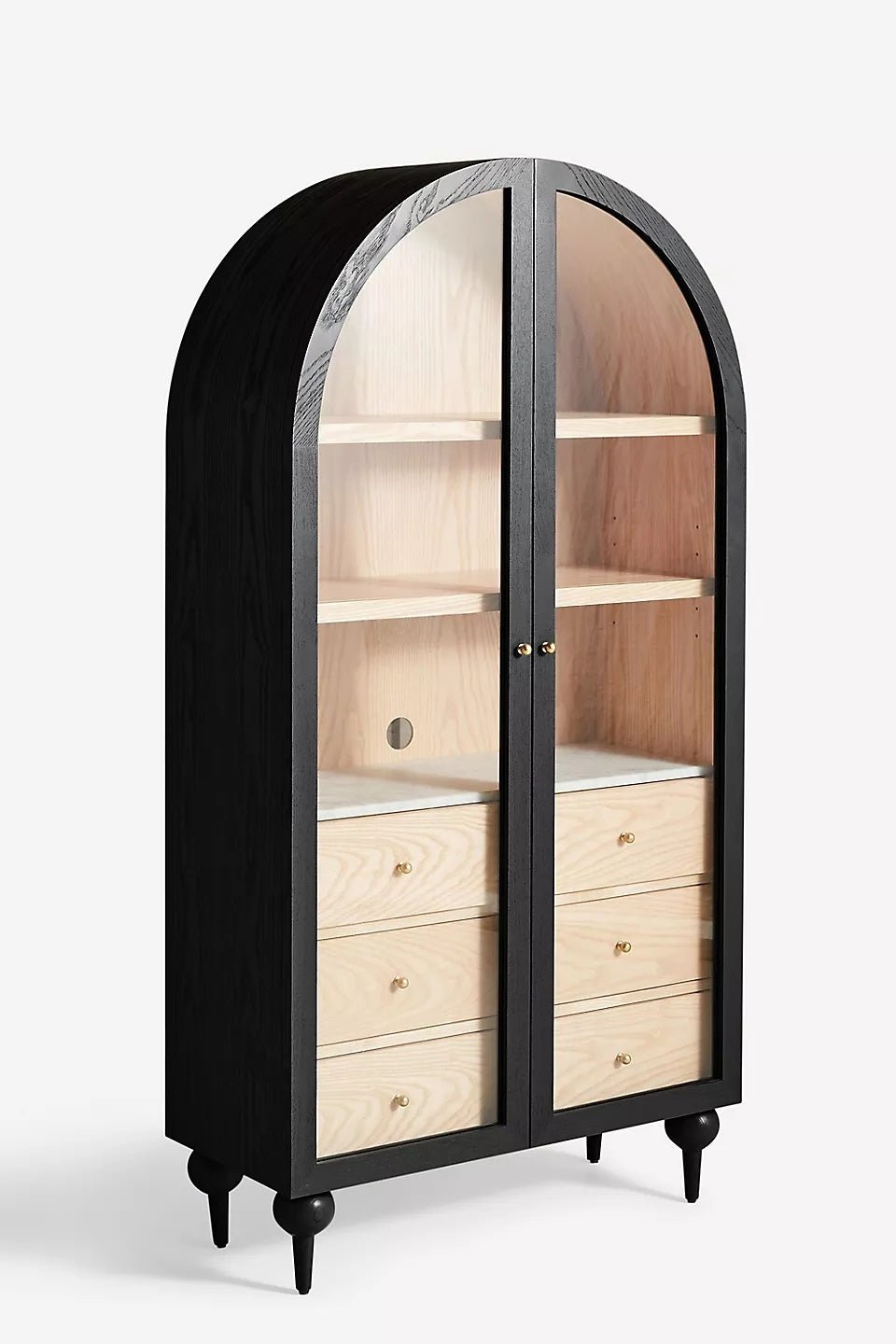 The Fern Marble Top Storage Cabinet - From Where Finds - 