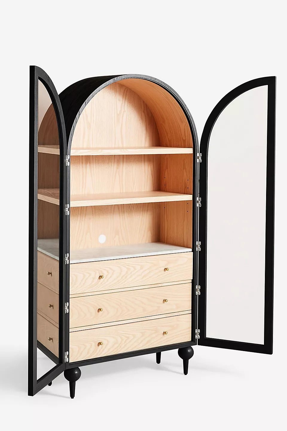 The Fern Marble Top Storage Cabinet - From Where Finds - 