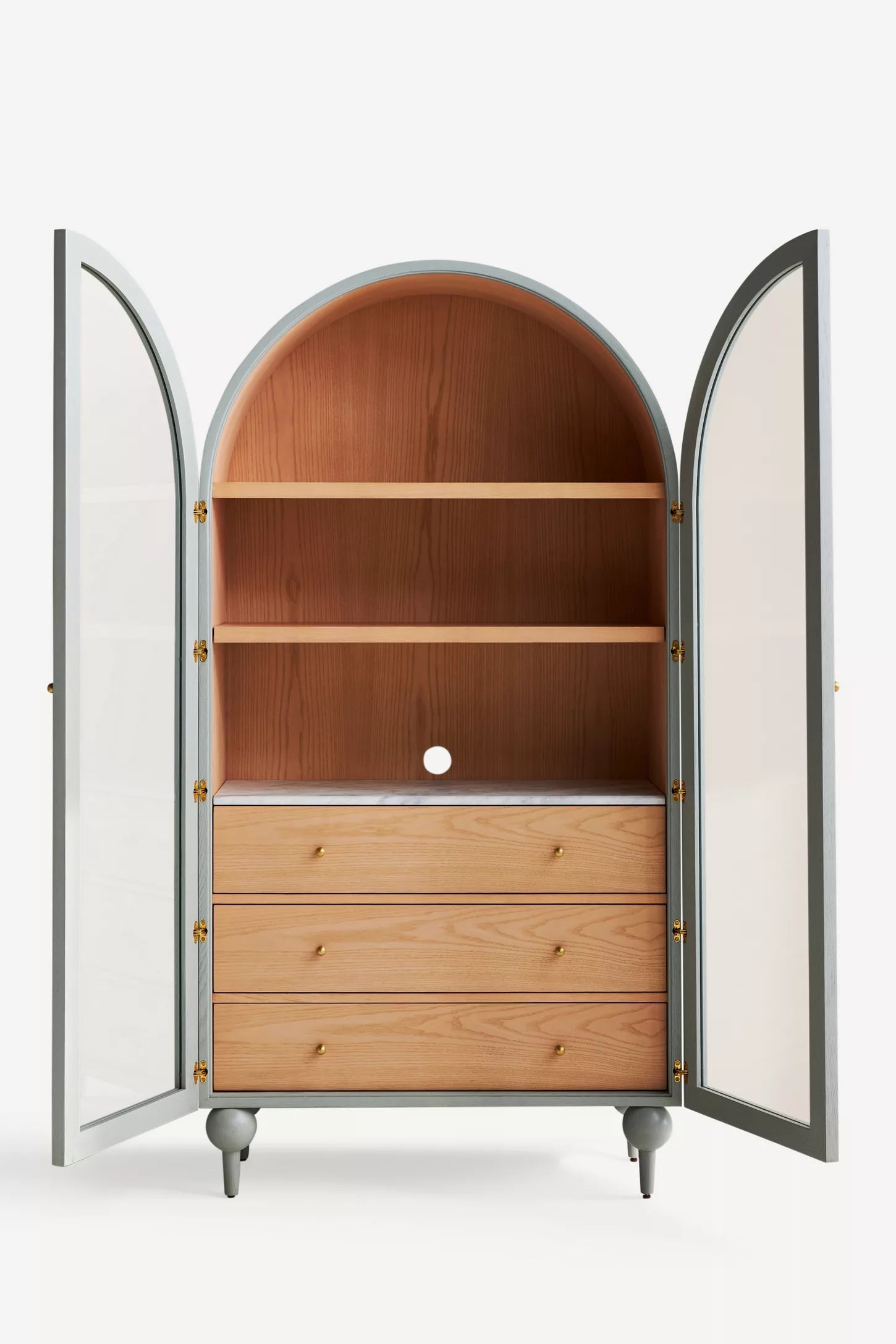 The Fern Marble Top Storage Cabinet - From Where - 