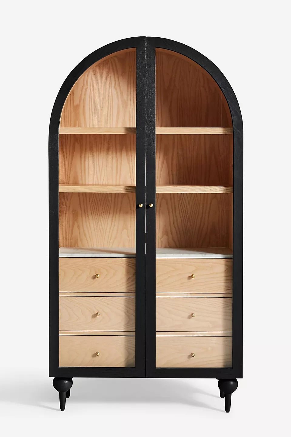 The Fern Marble Top Storage Cabinet - From Where Finds - 