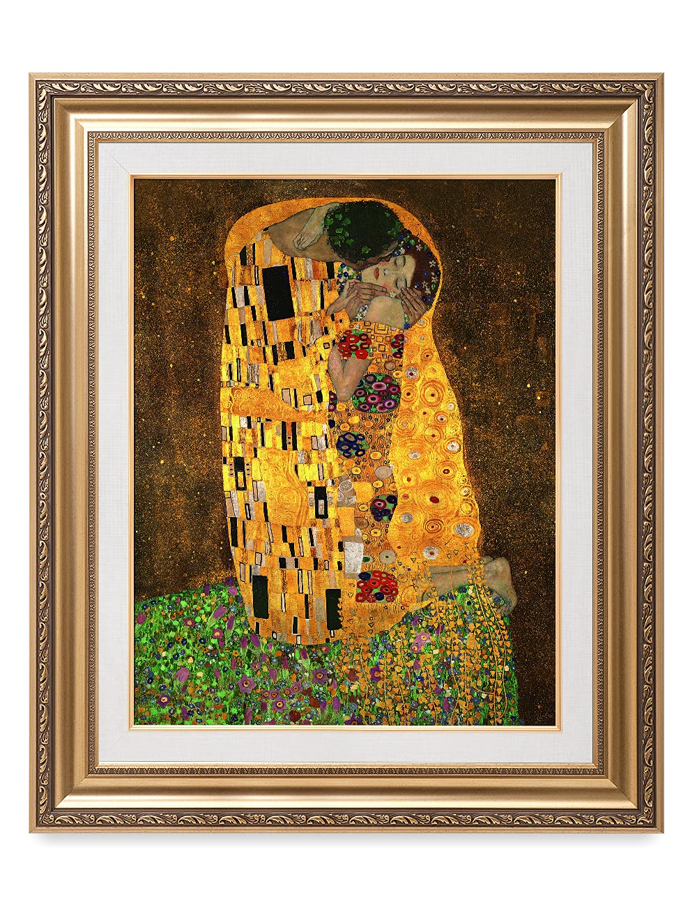 The Kiss, Gustav Klimt Classic Art - From Where - 