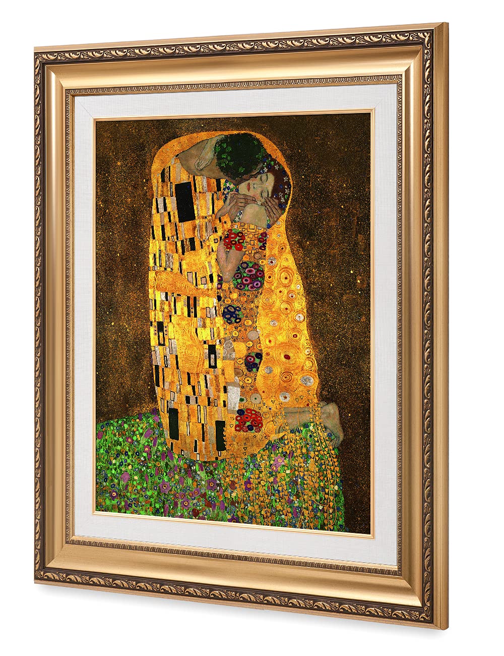 The Kiss, Gustav Klimt Classic Art - From Where - 