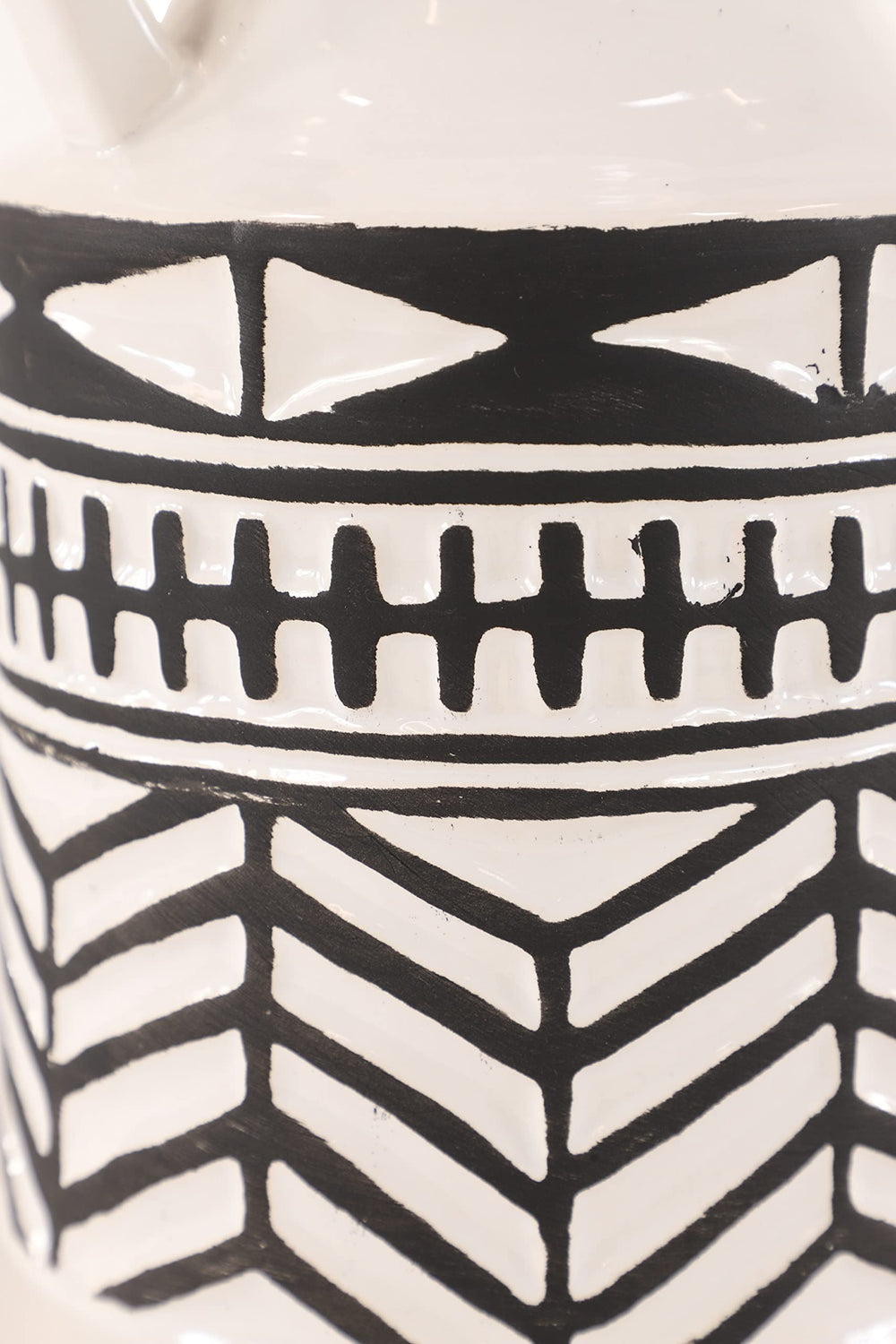 The Novogratz Ceramic Tribal Vase - From Where - 