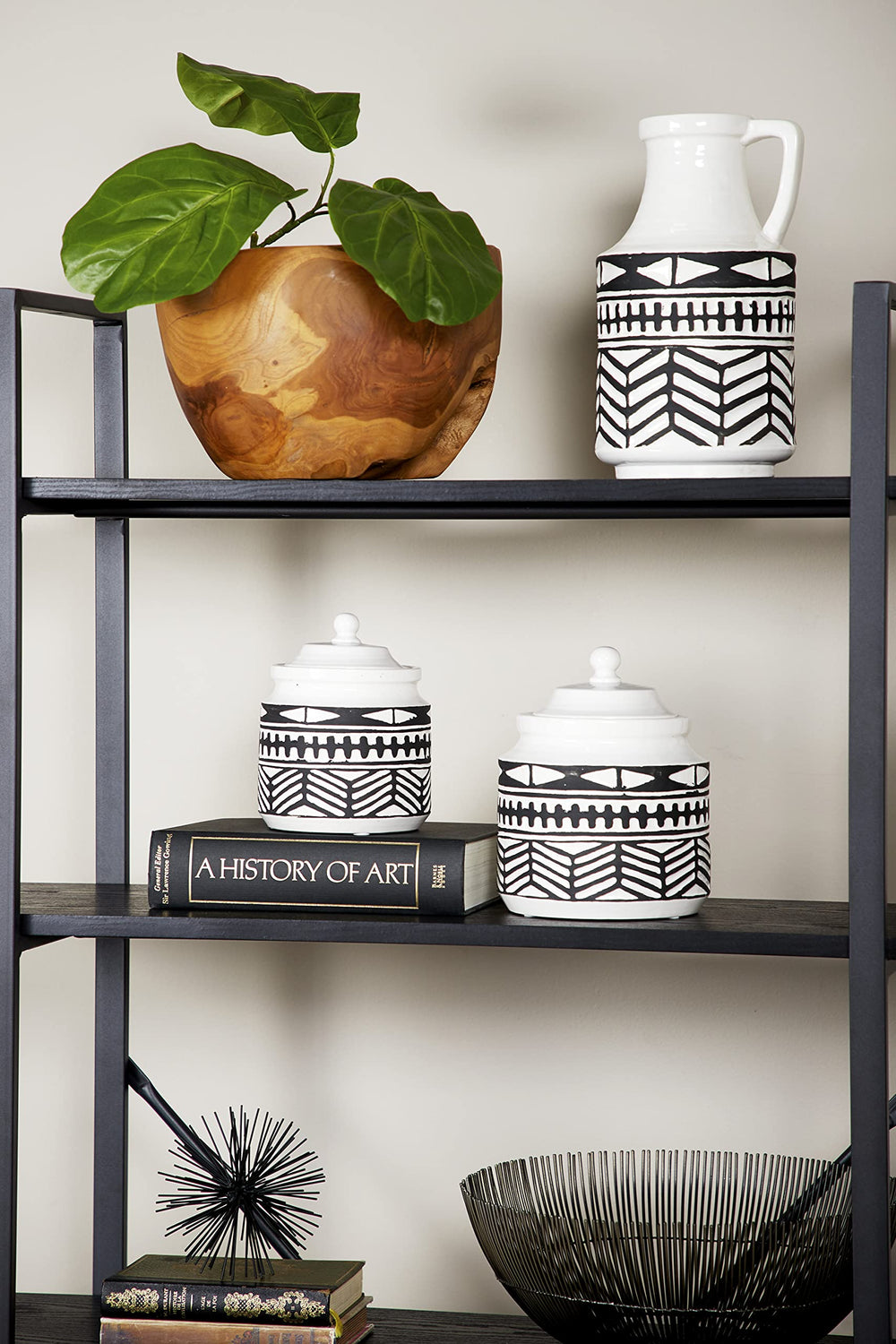 The Novogratz Ceramic Tribal Vase - From Where - 