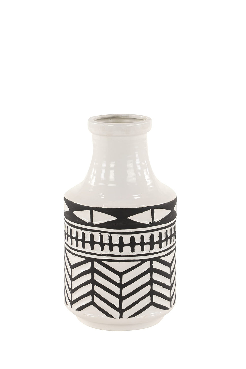The Novogratz Ceramic Tribal Vase - From Where - 