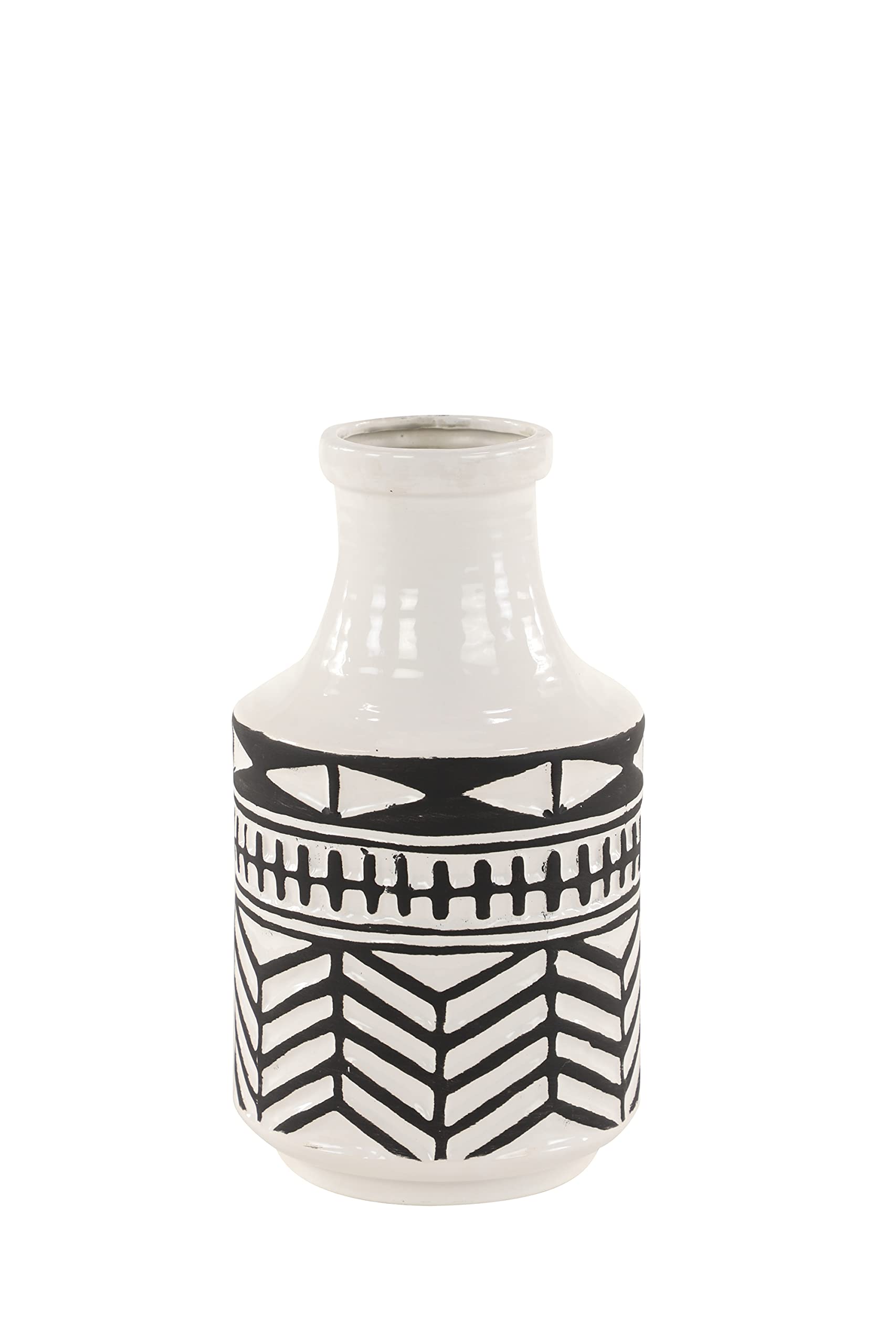 The Novogratz Ceramic Tribal Vase - From Where - 