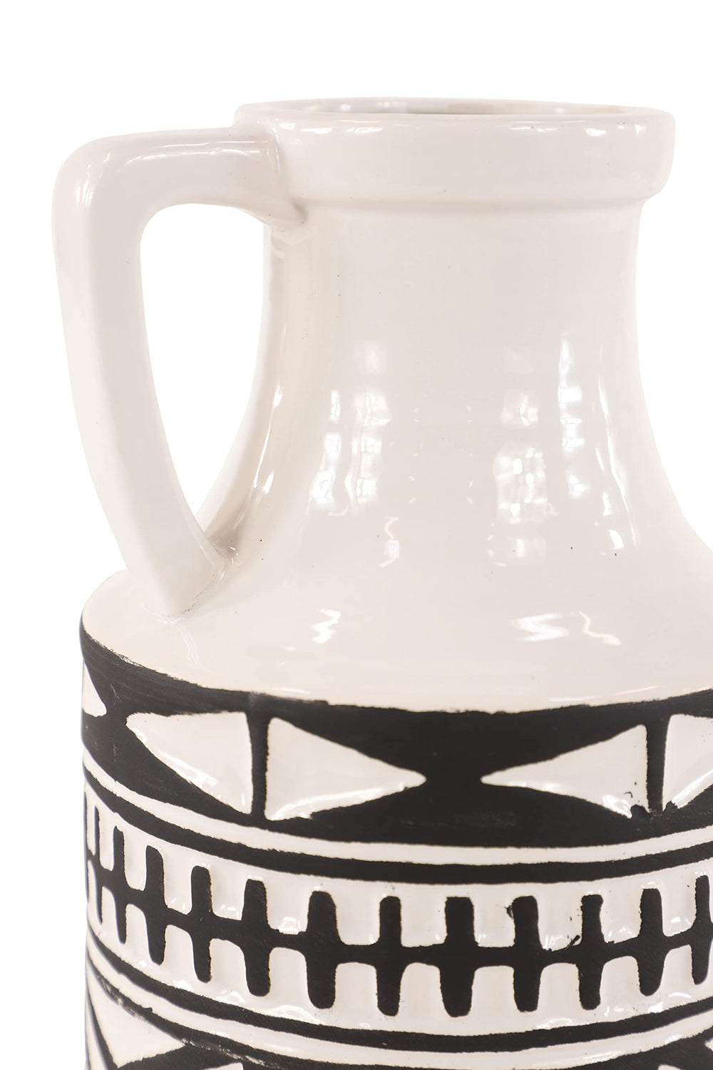 The Novogratz Ceramic Tribal Vase - From Where - 