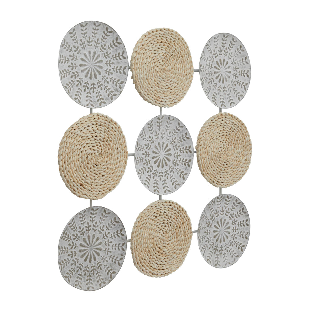 The Novogratz Metal Plate Carved Designs Wall Decor - From Where - 