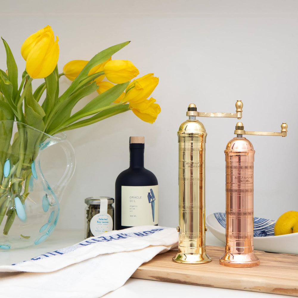 The Original Greek Pepper Mill 9 Inch Tall - From Where - 