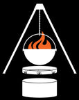 The Urban Cowboy Fire Pit Grill - From Where - 
