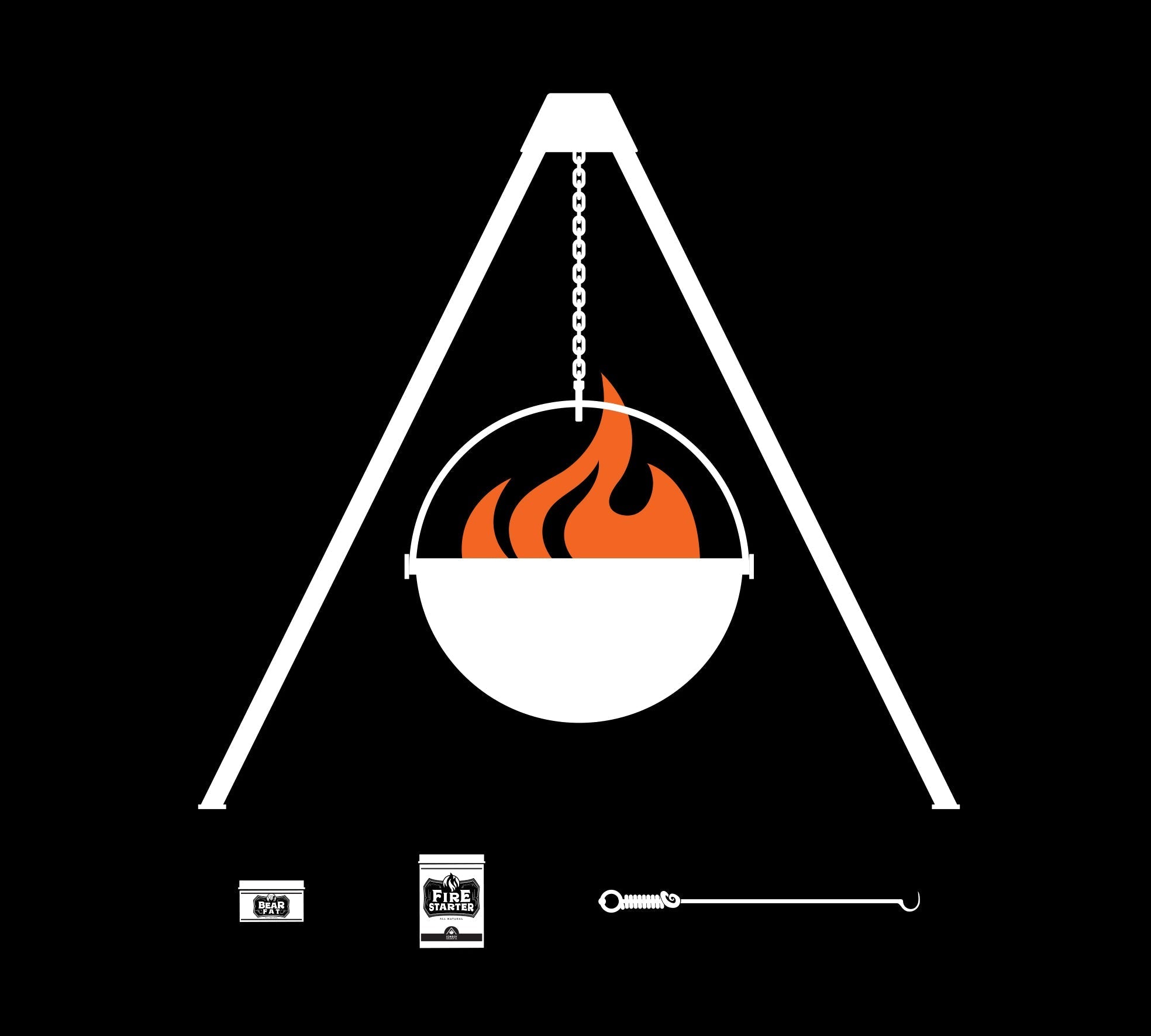 The Urban Cowboy Fire Pit Grill - From Where - 