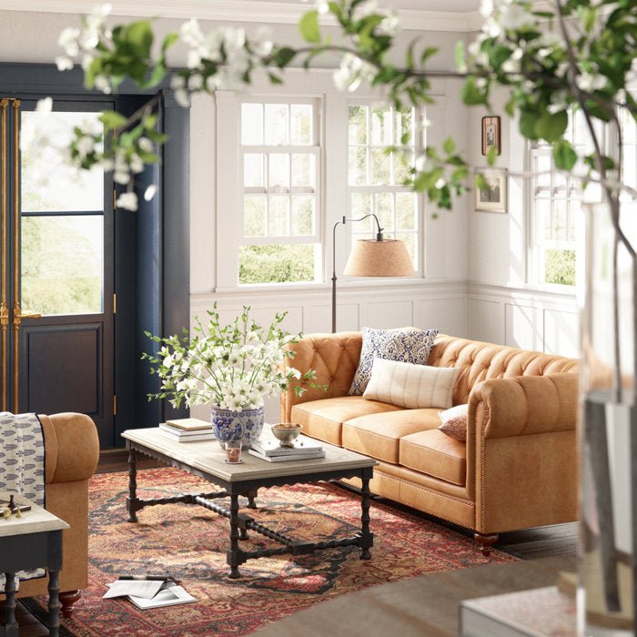 Theodora Swing Arm Floor Lamp - From Where - 