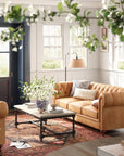 Theodora Swing Arm Floor Lamp - From Where - 