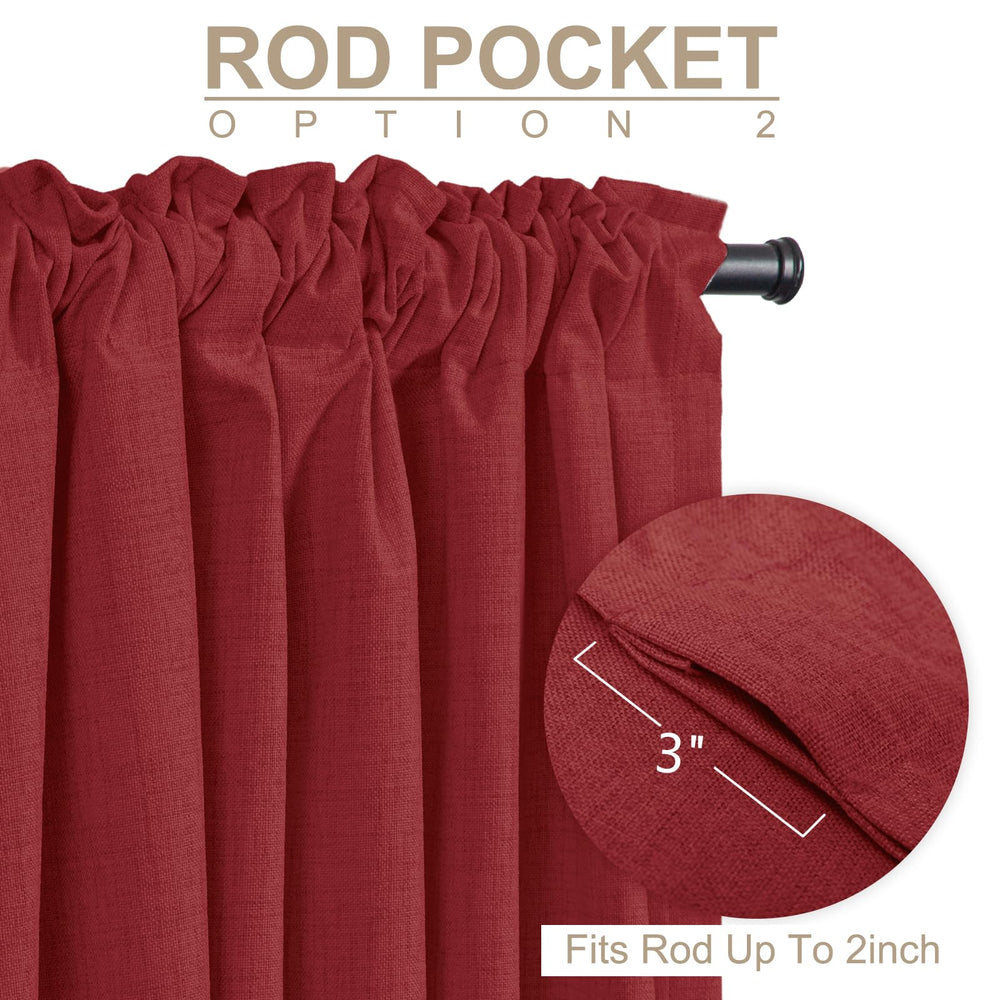 Thermal Insulated Blackout Curtains (Set of 2) - From Where - 