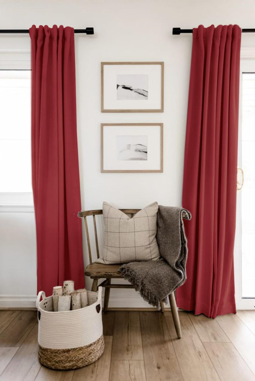 Thermal Insulated Blackout Curtains (Set of 2) - From Where - 