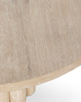 Tiber Solid Wood Round Dining Table - From Where Finds - 