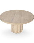 Tiber Solid Wood Round Dining Table - From Where Finds - 