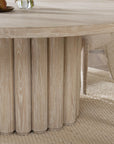 Tiber Solid Wood Round Dining Table - From Where Finds - 