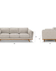 Timber 90" Sofa - From Where Finds - 