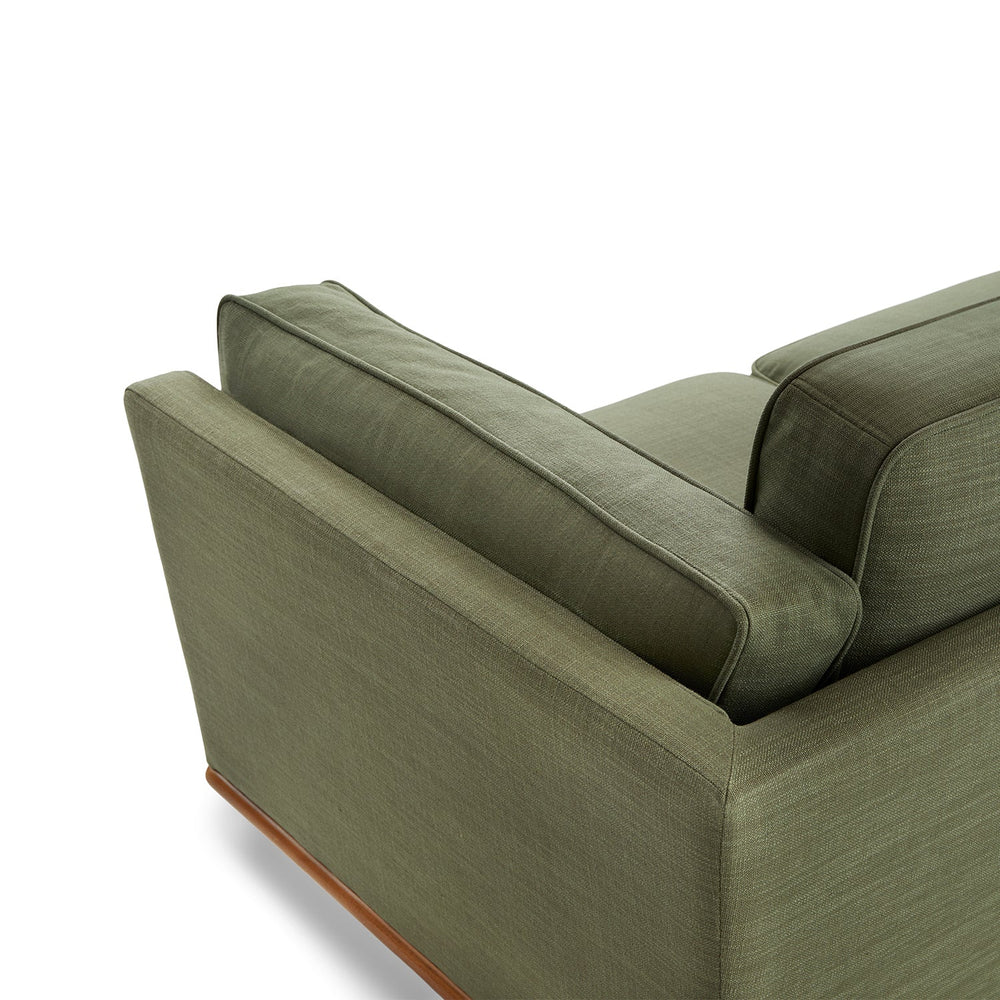 Timber 90" Sofa - Olio Green - From Where - 