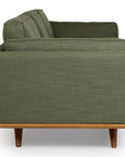 Timber 90" Sofa - Olio Green - From Where - 