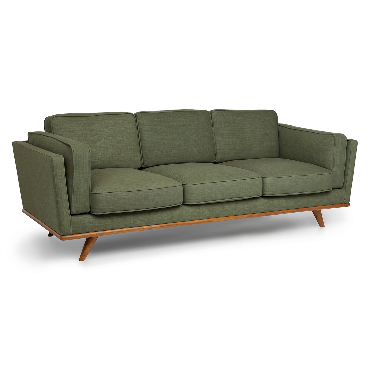 Timber 90&quot; Sofa - Olio Green - From Where - 