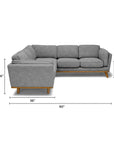 Timber 93" Corner Sectional - From Where Finds -
